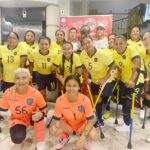 Jessenia Méndez y sus compañeras participaron en la Copa Mundial de amputados. IVM