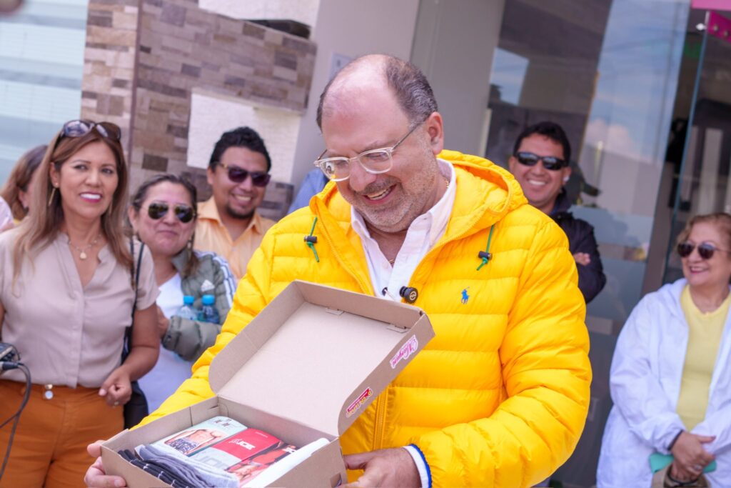 Henry Kronfle, candidato a Presidente del Ecuador, dice que pondrán mano dura contra la delincuencia.