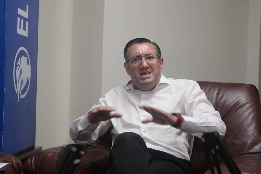 Iván Saquicela, candidato a la Presidencia del Ecuador.