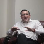 Iván Saquicela, candidato a la Presidencia del Ecuador.