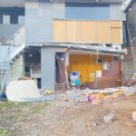 Así terminó el espacio afectado por la deflagración ocurrida en Cuenca y que dejó un herido.