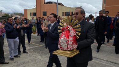 La imagen del Niño Viajero visitó las instalaciones de la UPS.