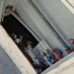 Medidores de agua fueron robados en el sector del parque del Tejar, según denuncias ciudadanas.