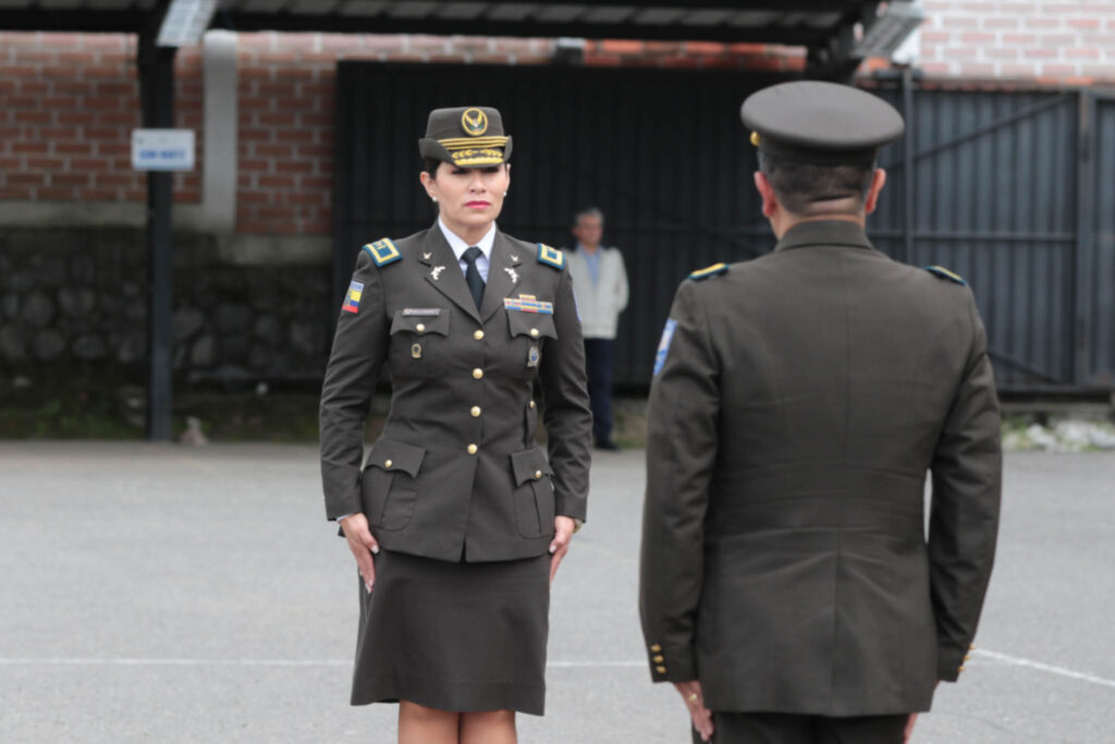 Natali Aguilera Viteri es la nueva comandante de la Subzona de Policía del Azuay.