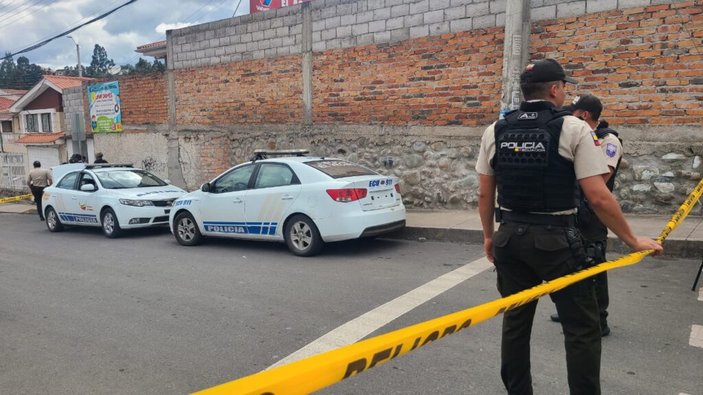 Una de las muertes violentas registradas en 2024 en Azuay tuvo lugar a norte de Cuenca.