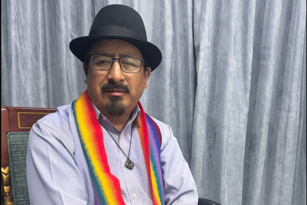 Ángel Cartuche, lidera la lista de candidatos a asambleístas de Azuay por Pachakutik. Proponen una depuración profunda.