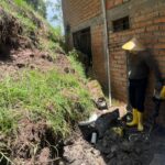 La lluvia ha provocado deslizamientos en varias sectores de Cuenca.