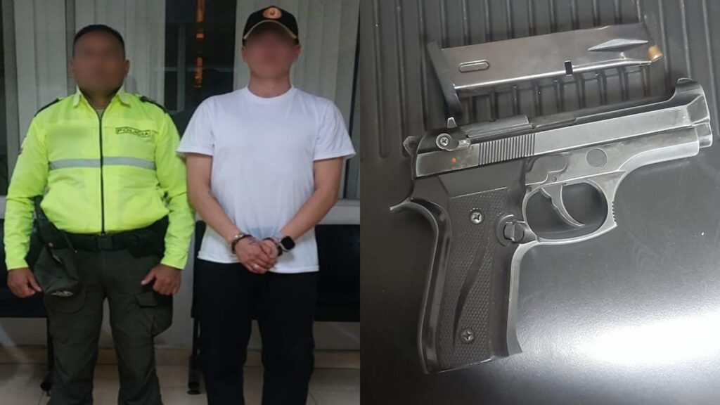 El ciudadano fue aprehendido por los agentes de la Policía Nacional y, además, se decomisó un arma de fuego por presunta tentativa de asesinato.