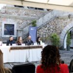 Rueda de prensa en el CIDAP donde se efectuó la convocatoria para el XXVI Curso Interamericano de Artesanía, Arte y Diseño.