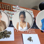 Luego de los allanamientos en Girón, el personal policial decomisó varios artículos irregulares. Se detuvo a tres personas.