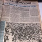 El Mercurio dedicó una edición especial a la visita del “Mensajero de Cristo”.