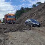 El kilómetro 66 de la vía Cuenca – Girón – Pasaje, en Azuay, es el tramo más afectado de esta vía por la temporada invernal. /Cortesía