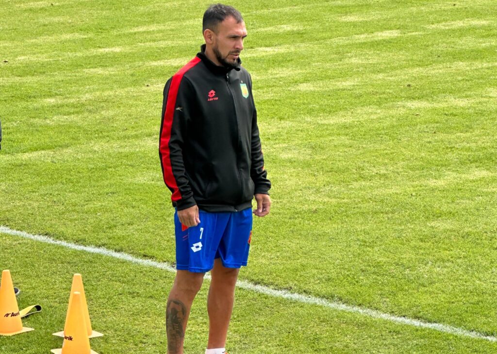 Lucas Mancinelli ya se entrena a la par de sus compañeros, previo al inicio de la LigaPro. IAA