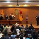Sesión Solemne por los 87 años de vida institucional del Conservatorio “José María Rodríguez”, en el Salón de la Ciudad.