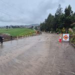 El MTOP habilitó el paso vehicular en el kilómetro 22 de la vía Cuenca – Girón – Pasaje. /XCA
