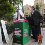 Representantes del ‘Movimiento Justa Libertad’ se manifestaron en el parque Calderón, para pedir que se elimine el delito de aborto consentido del Código penal.