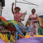 la XXV edición del Desfile del Carnaval del Río Gualaceo, que recorrió la avenida Jaime Roldós.