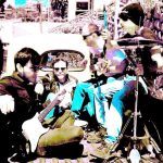 Johnny Nicolalde, Diego Armijos, Mateo Nicolalde y Beto Reyes, integrantes de la agrupación ‘No-Irreverente’.