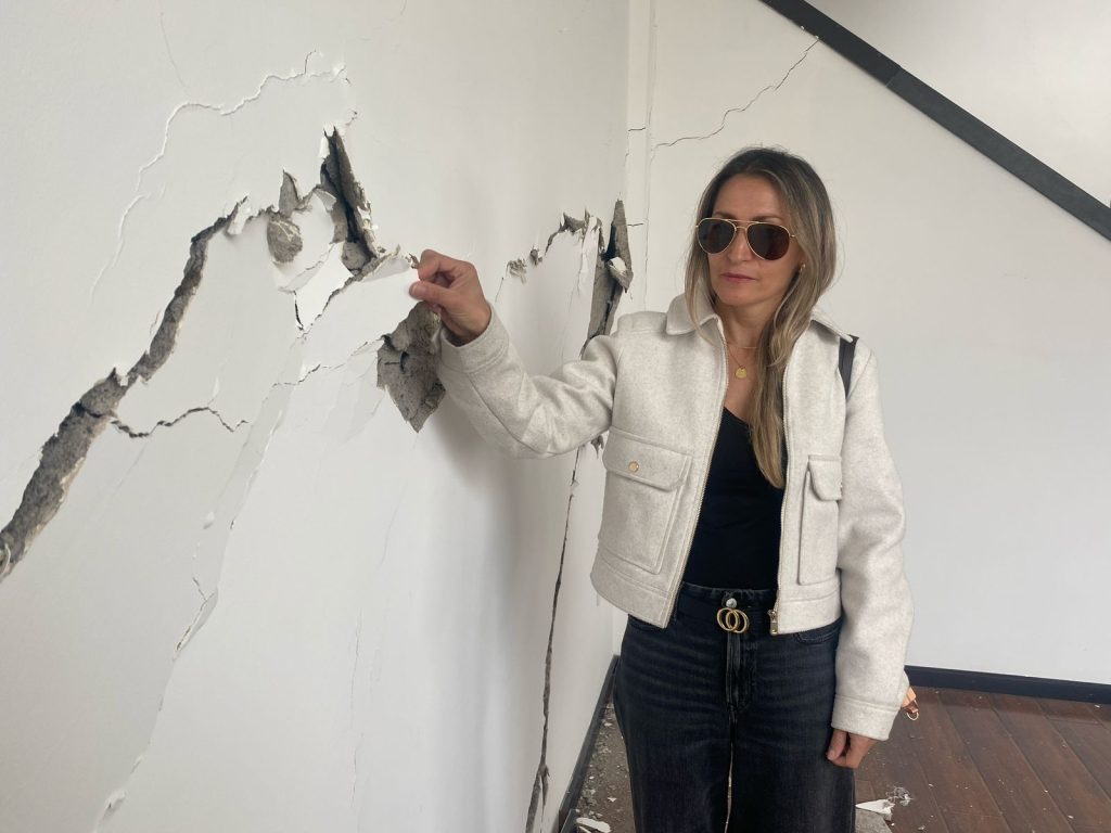 Daños en las viviendas afectadas en Challuabamba.