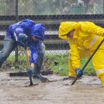 La fuerte lluvia con granizo registrada la tarde de este miércoles 13 de marzo de 2025 en Cuenca.