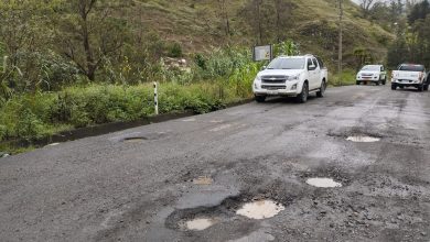 vía - daños