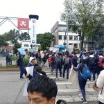 Estudiantes de la carrera de Pedagogía de la Actividad Física y Deporte denunciaron que reciben clases en condiciones precarias.