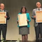 Docentes que destacan en proyectos de investigación, cultura y liderazgo educativo recibieron un reconocimiento de la Coordinación Zonal 6 de Educación.