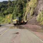 La vía Cuenca – Molleturo es una de las más afectadas por el invierno que recrudece en Cuenca. /Cortesía