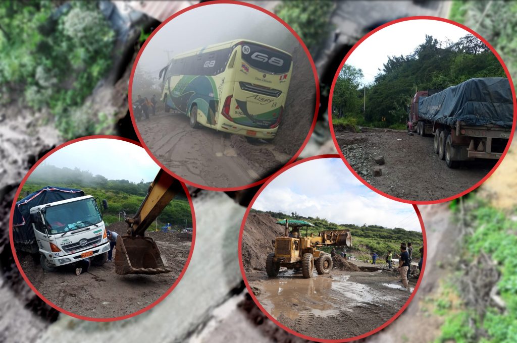 Varios incidentes, que involucran transporte pesado, se han presentado en el kilómetro 66 de la vía Cuenca – Girón – Pasaje.