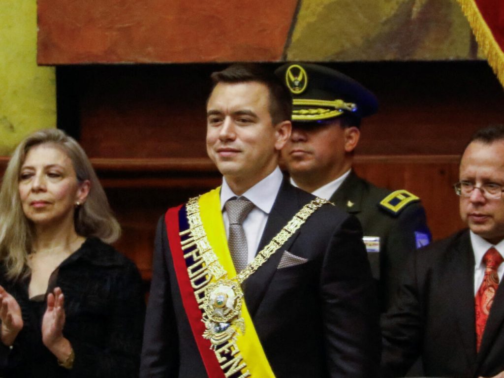 posesión Daniel Noboa