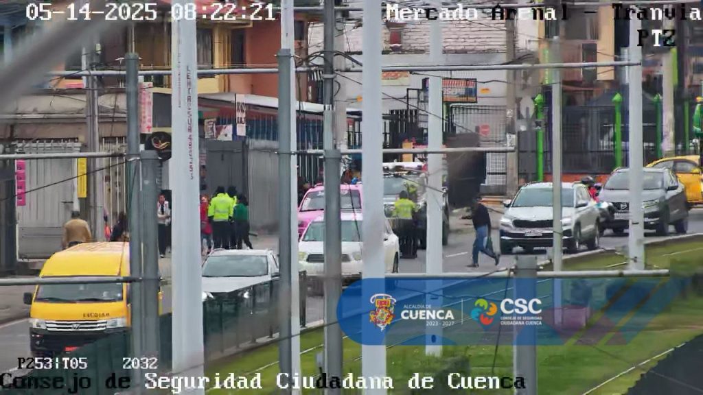 Desde el Consejo de Seguridad se publicaron imágenes sobre la retención del vehículo. /Cortesía