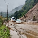 Tres vías que conectan Morona Santiago con Azuay están cerradas por deslizamientos. /Cortesía