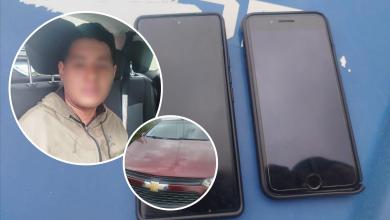 Tras una persecución, un presunto implicado del robo de vehículo en Cuenca fue detenido en Guamote. /Fotos Policía Nacional