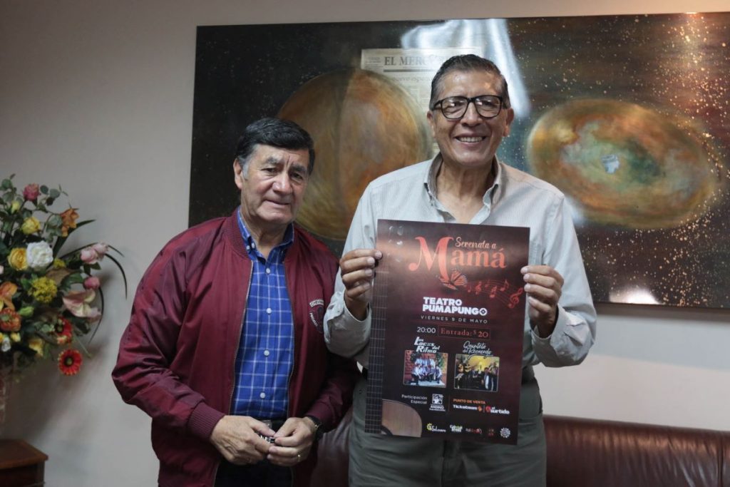 Marcelo Bustos, de Los Locos del Ritmo y Luis Enrique Ortiz, del Quinteto del Recuerdo.