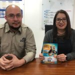 David Muñoz, supervisor de Recursos Humanos de DPM y Cristina Coello, gerente de Responsabilidad Social de DPM.