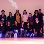 Ceremonia de premiación del Encuentro Intercolegial de Literatura, organizado por la Unidad Educativa “La Asunción’.
