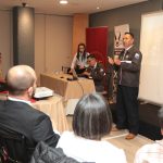 Representantes del sector turístico de Cuenca reciben capacitación por parte de la Policía Nacional como parte del proyecto “Cuenca Segura - Local Seguro”.