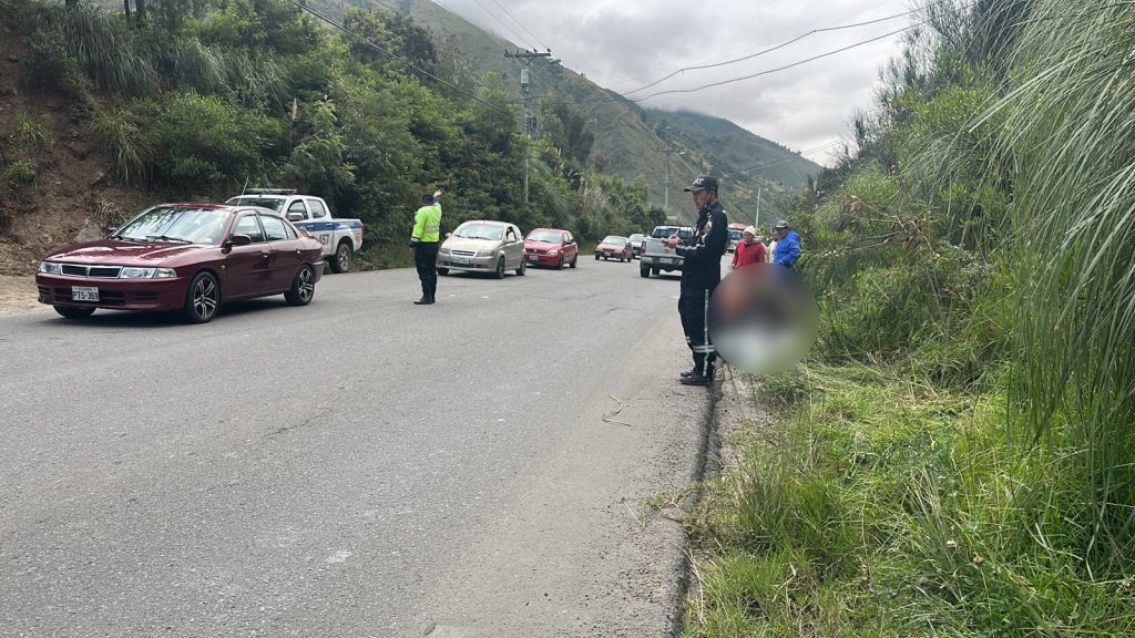 El cuerpo de la niña de 9 años quedó a un costado de la vía tras el aparente impacto de una neumático.