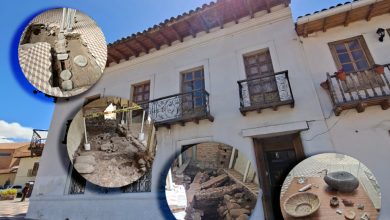 En la Casa Donoso, en El Vado, se reveló el hallazgo de un canal que data de 1816 y otros objetos. /JIP