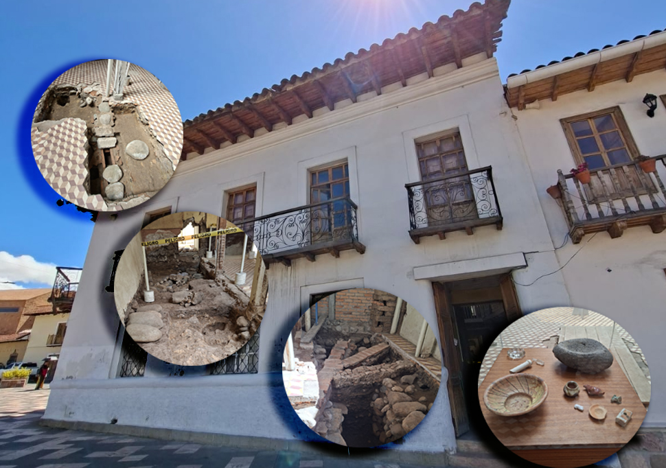 En la Casa Donoso, en El Vado, se reveló el hallazgo de un canal que data de 1816 y otros objetos. /JIP