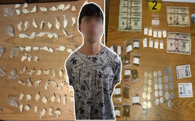 La droga fue incautada a un sujeto en Cuenca. /Cortesía