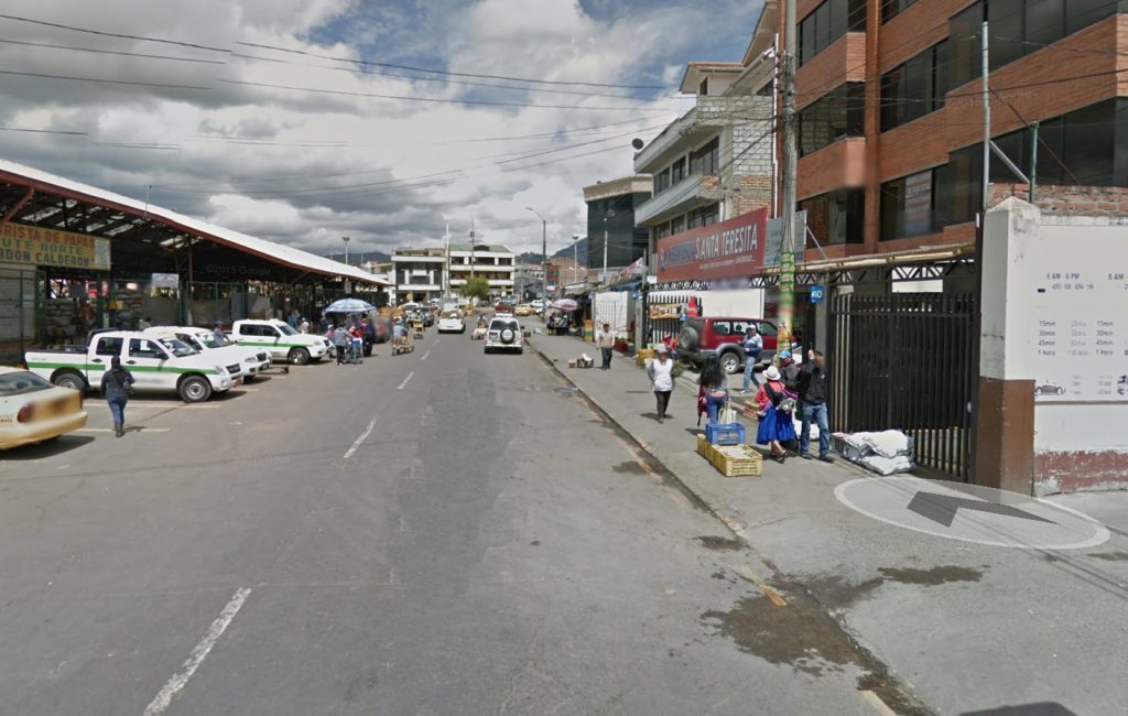 El enfrentamiento se registró en la calle Roberto Crespo Ordóñez, en la Feria Libre. /Cortesía