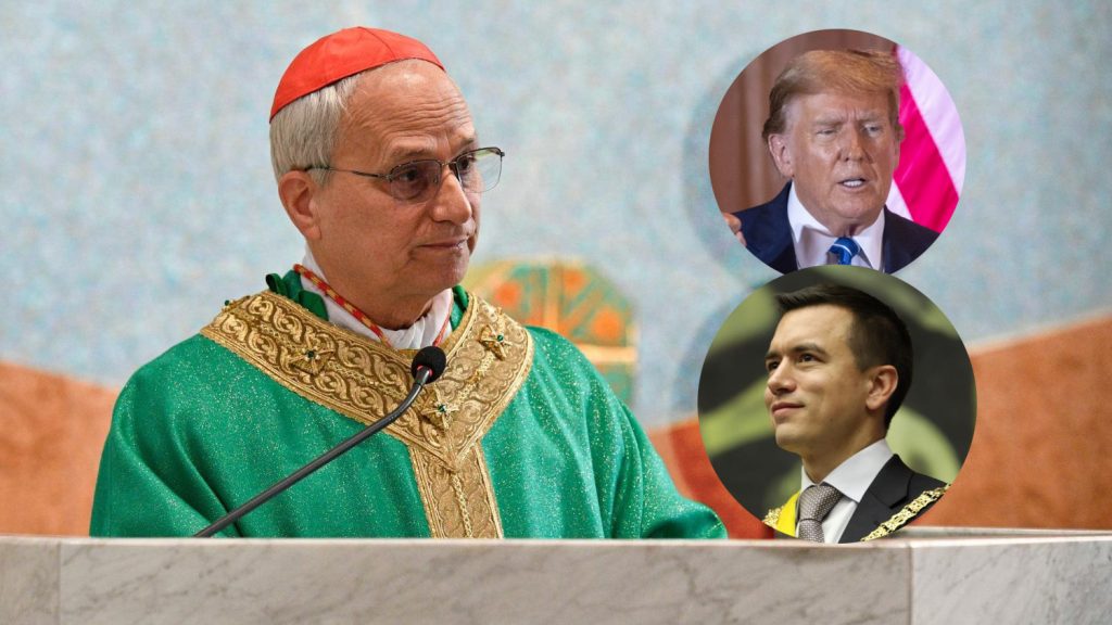 Líderes del mundo, entre ellos Donald Trump y el presidente de Ecuador saludaron al nuevo papa León XIV, Robert Prevost. /Cortesía