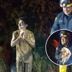 Los dueños del pequeño cachorrito ‘Escarpi’ se mostraron contentos tras el rescate.
