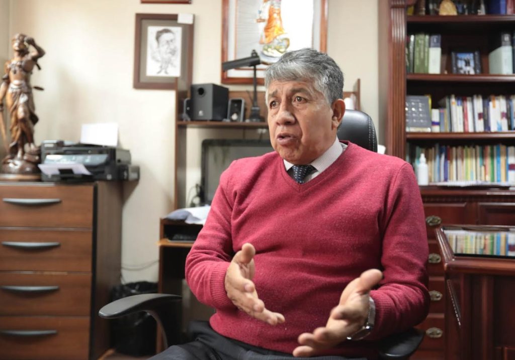 Rubén Calle, presidente del Colegio de Abogados del Azuay.