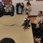 Byron Ramos, Xavier Bermúdez, nuevo gobernador de Azuay, y Santiago Malo.