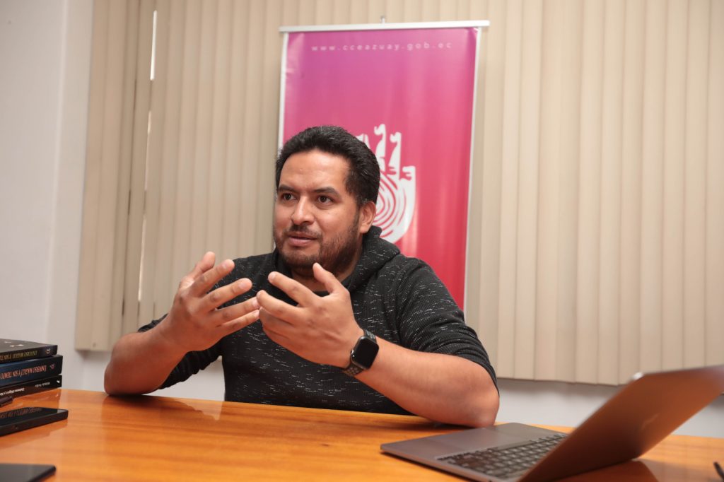 Martín Sánchez Paredes, director provincial de la Casa de la Cultura.