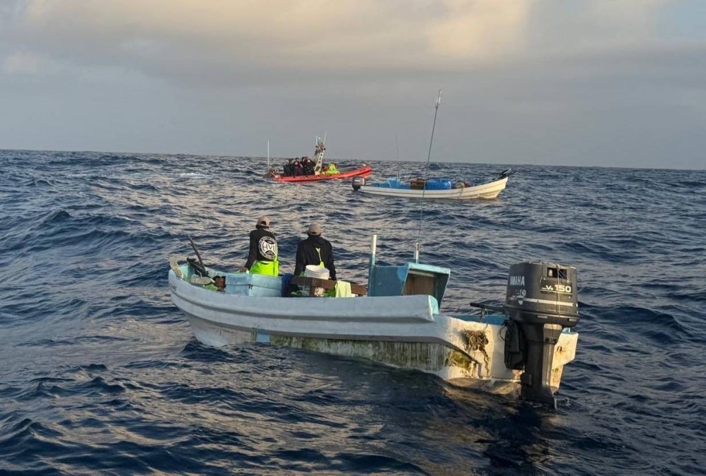 Migrantes de Ecuador, Guatemala, Honduras, El Salvador, Cuba y México fueron detenidos en el mar en EE.UU.