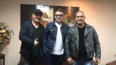 Eduardo "Lalo" Manzi, Cristian Natalino y Hugo Manzi, visitaron El Mercurio como parte de su gira promocional internacional. PNH