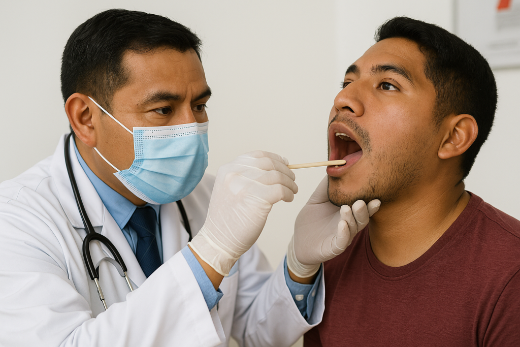 Nueva variante de Covid-19, Nimbus, causa intenso dolor de garganta